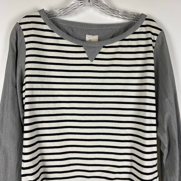 Postmark Anthropologie Conductor Stripe Top Long Sleeved Women’s Size XS - Picture 4 of 12